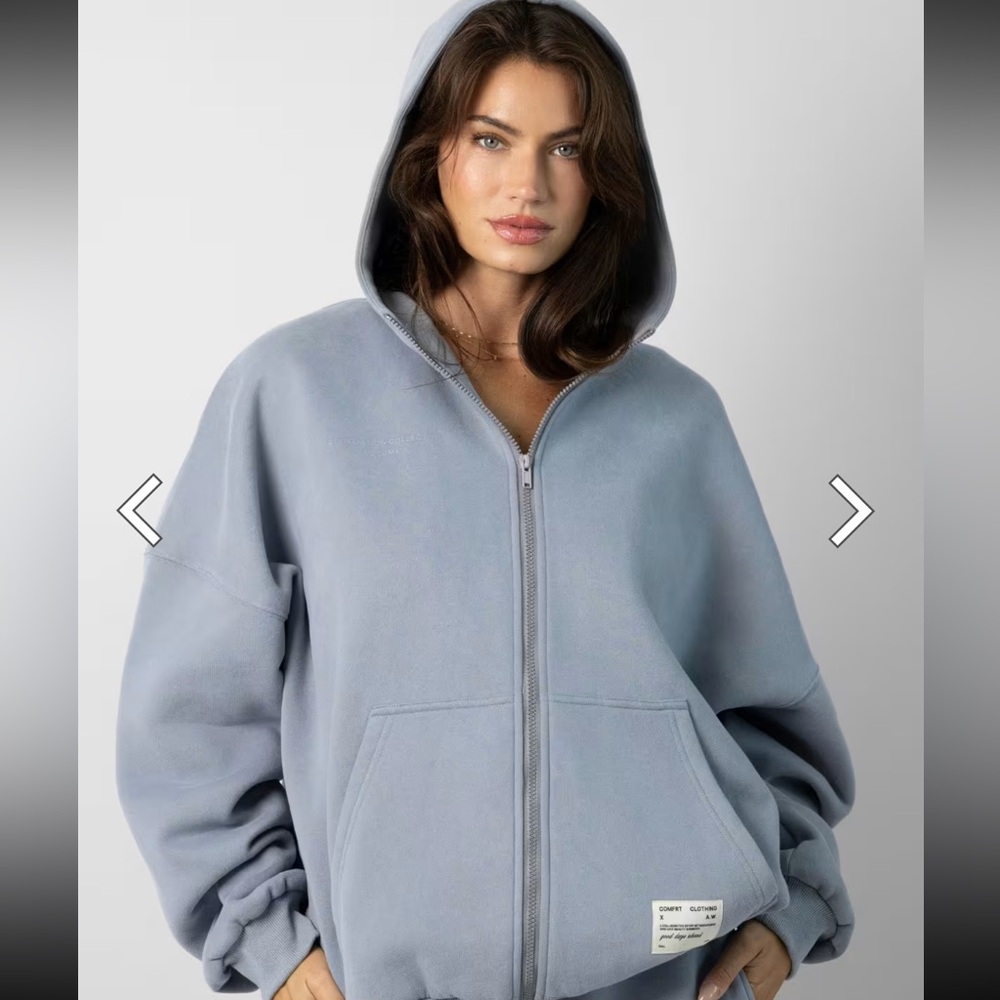 Comfrt Zip Hoodie SZ M